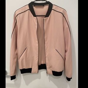 Zara Pink Bomber Jacket
